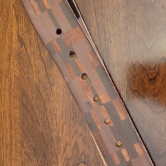 Vtg Bill Adler Leather Belt - Picture 6 of 6